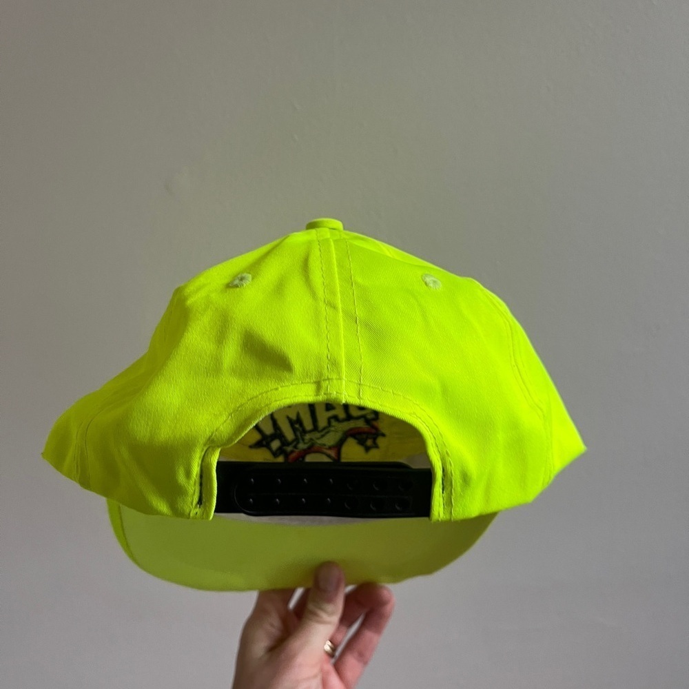 Neon Yellow BAM! Hat Snapback By Prime Threads - Picture 5 of 5
